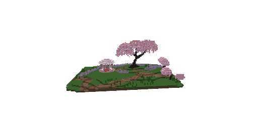 cherry blossom garden