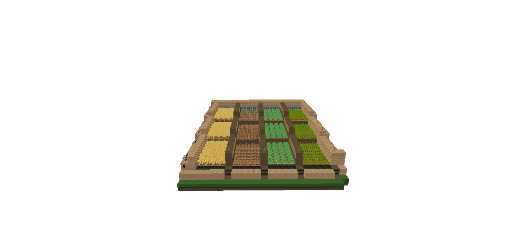 wheat, beatroot, potato, carrot farm