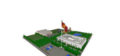 Центральная площадь Джалал-Абада Кыргызская Республика 🇰🇬