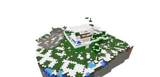 Casa moderna con sótano y cofres op