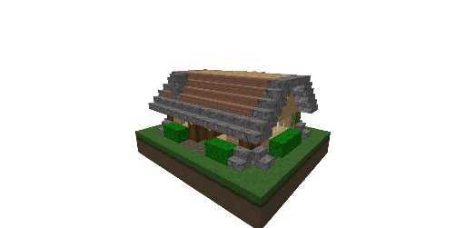small wooden house