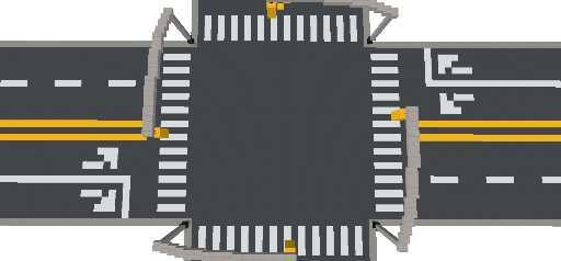 Road with traffic light #2