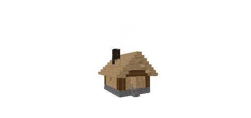 small wooden house
