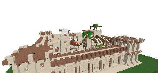 Desert fortress village