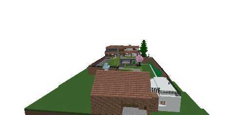 Mansión con portón automático