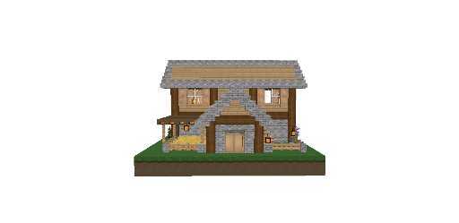 Simple Wood and Stone Survival House