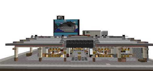 Mercado pequeño tipo mexicano (todo decorado)