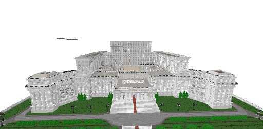 cidade dentro de um edifício