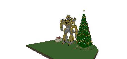 free fire+statue +tree