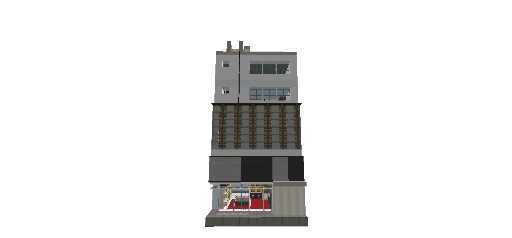 edificio con tienda de ropa y unos cuartos 👕