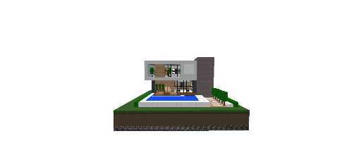 Simple minimalist modern house