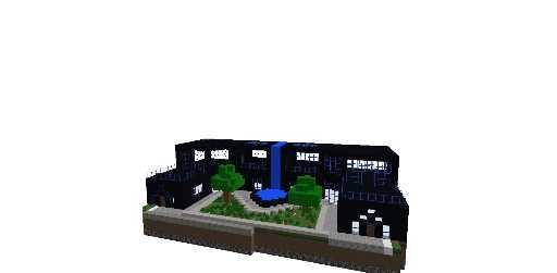 Современный дом в чёрном стиле