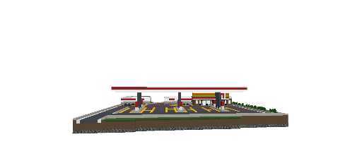 gas station with 7/11