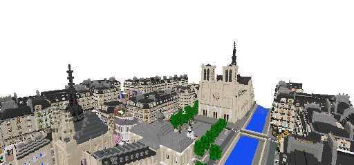 Paris. Ile de la Cité. Miraculous ladybug.