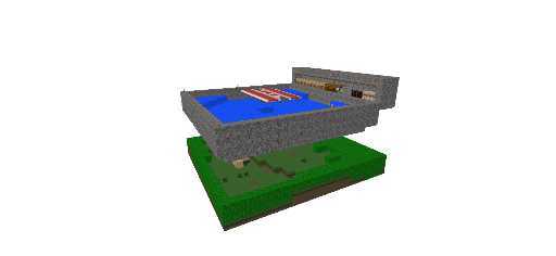 Iron farm with Command block