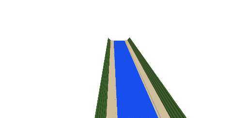 Длинная река.