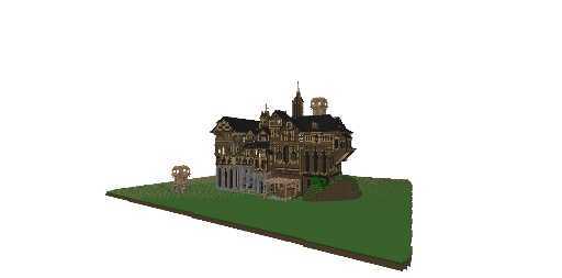 SNOW IN MANSION ALASKAN MALAMUTE MUTANTWOLVEINGS