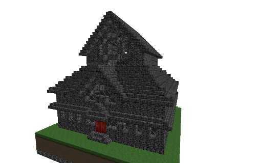 Dark brick house.01