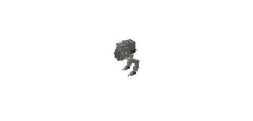 AT-st with working canons - Buildings for Minecraft