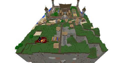 huge base with village ang portal
