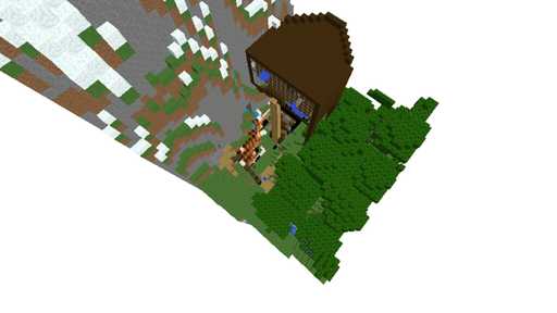 деревня  в горах.