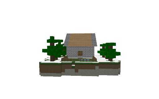 маленький уютный дом с камином и фермой