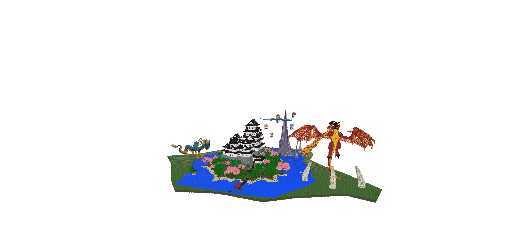 castillo japonés con calabozo