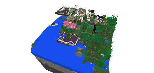 Деревня Друзей (несколько домиков взято из этого приложения