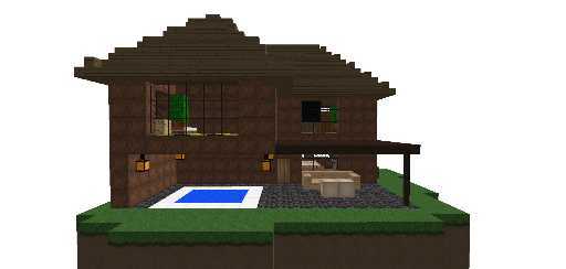 уютный современный дом для выживания