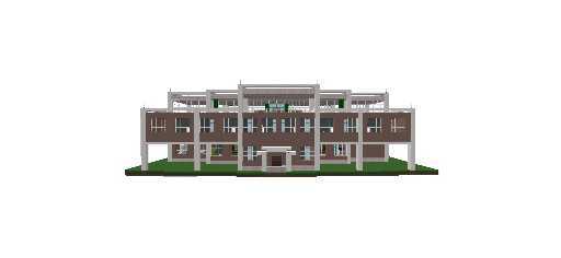 большой серый дом