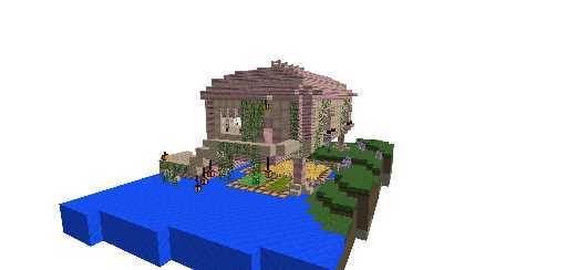 Вишнёвый дом над водой