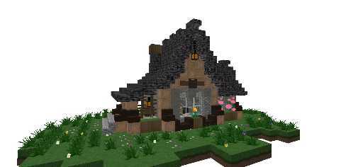 casa rústica con provisiones