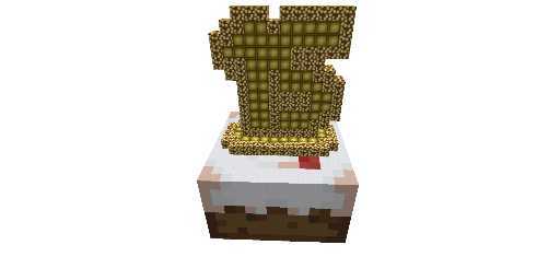 Torta del 15 aniversario de Minecraft