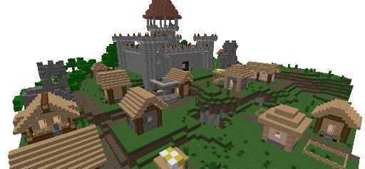 Крепость с подземным комплексом и механизмами