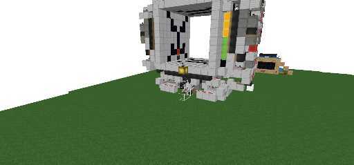 redstone door and tv