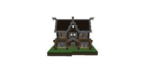 casa medieval simples  (holz419)