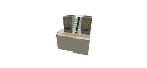 working escalator