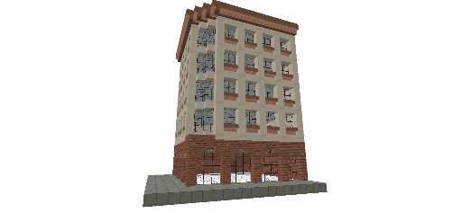 трёх этажный дом без мебели