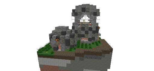 survival house with items