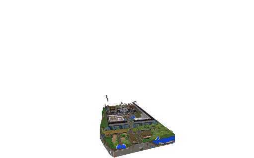 Techno gamerz castle and village by AbhayWarrior262