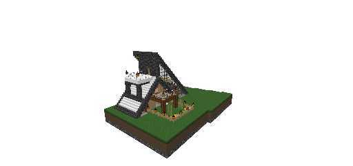 cool modern house with OP loot