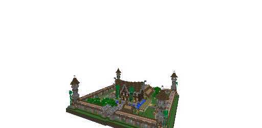 Base Survival Bien diseñada con Granjas Básicas y Muralla