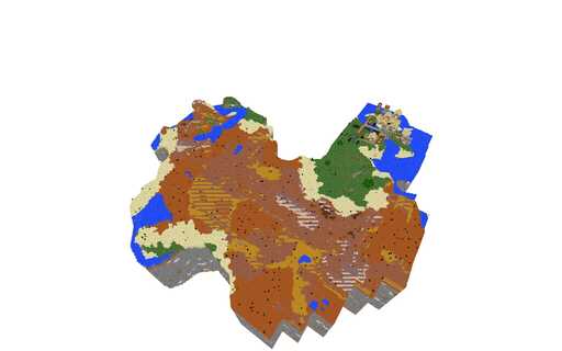 Горное плато+деревня