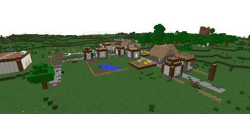 Деревня и офисы, лаборатория