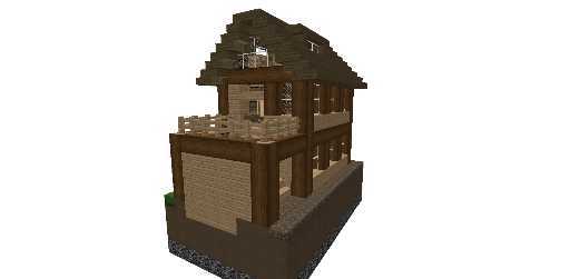 Rumah kayu tingkat 3