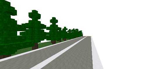 small road with trees