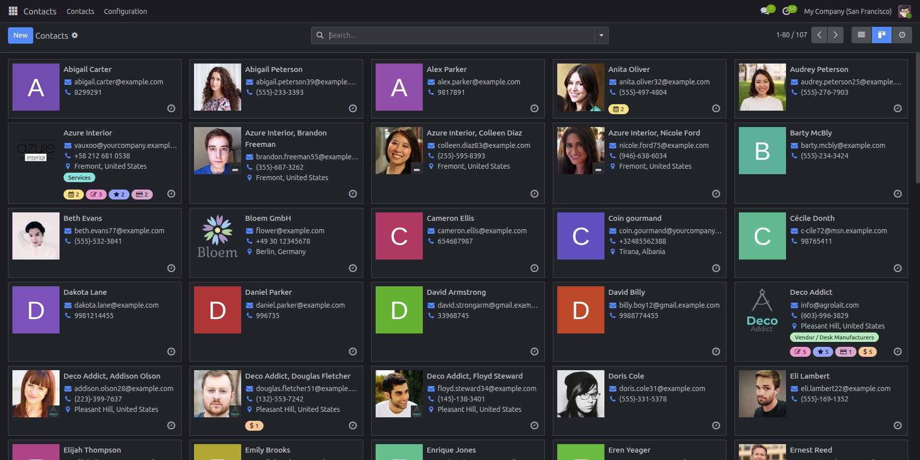 odoo dark theme - dark islands backend theme