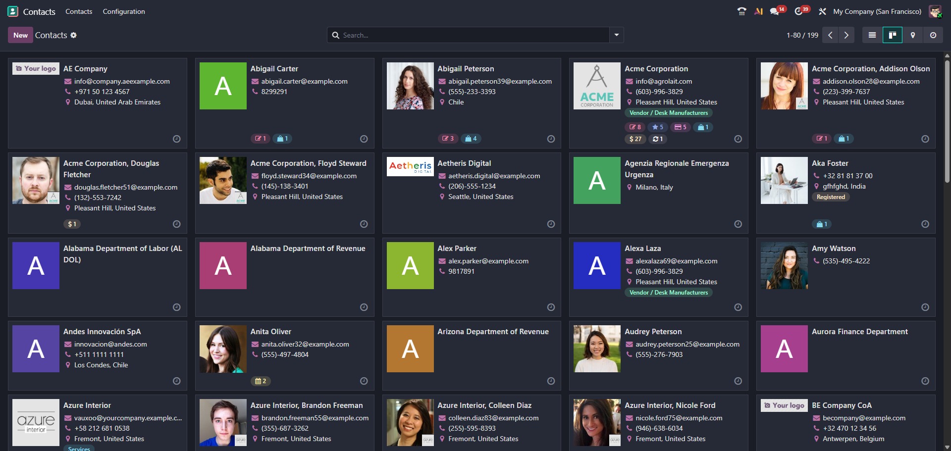 odoo enterprise dark theme