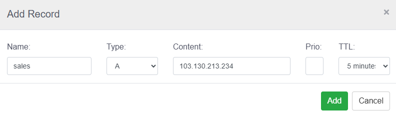Subdomain config on Vietnix