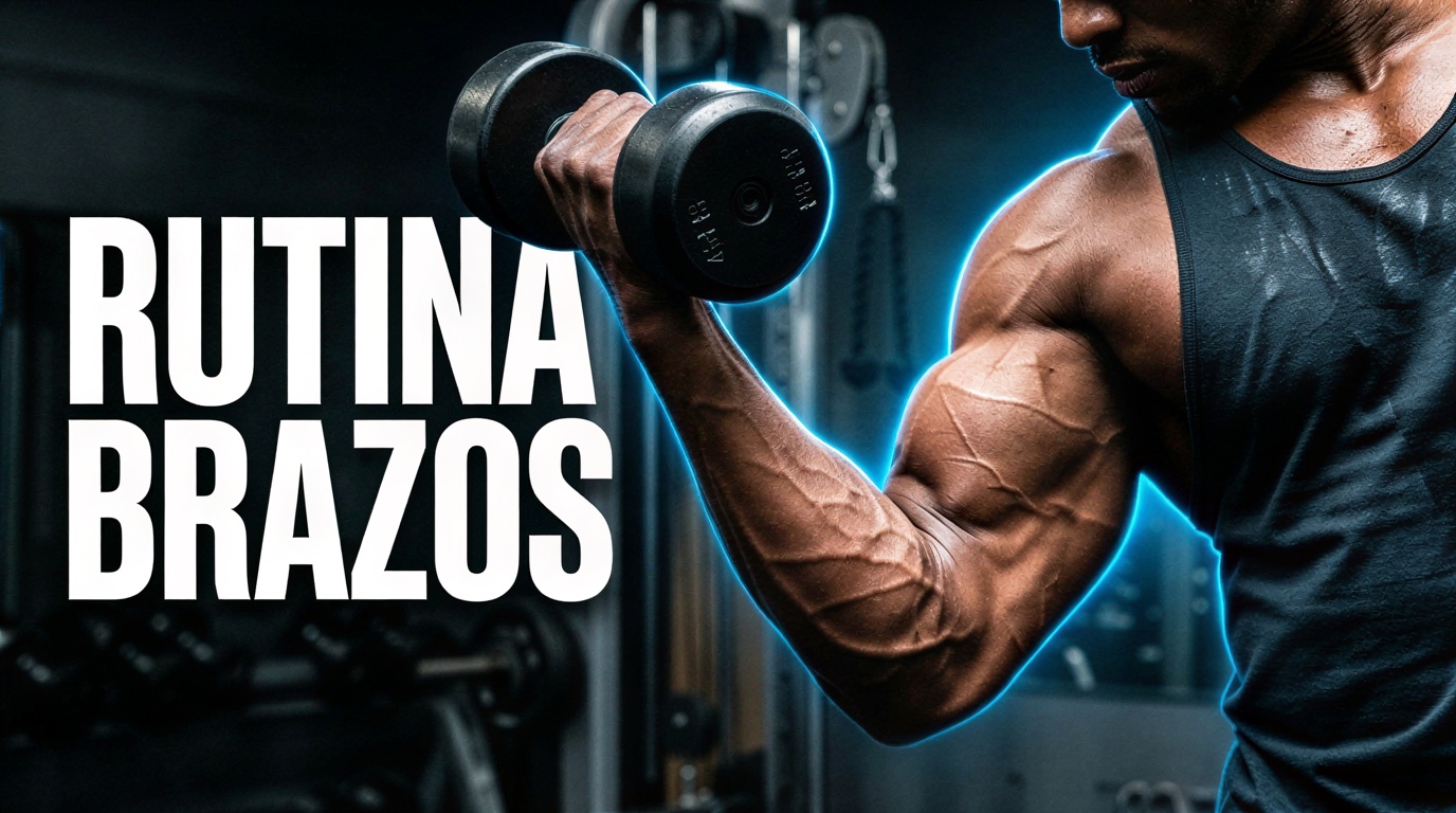 Rutina de brazo para gimnasio